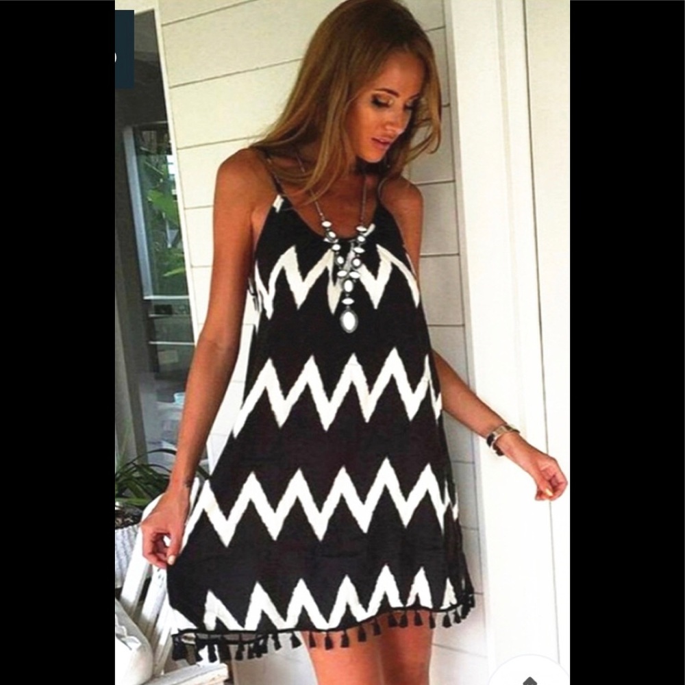 A beautiful summer casual mini dress